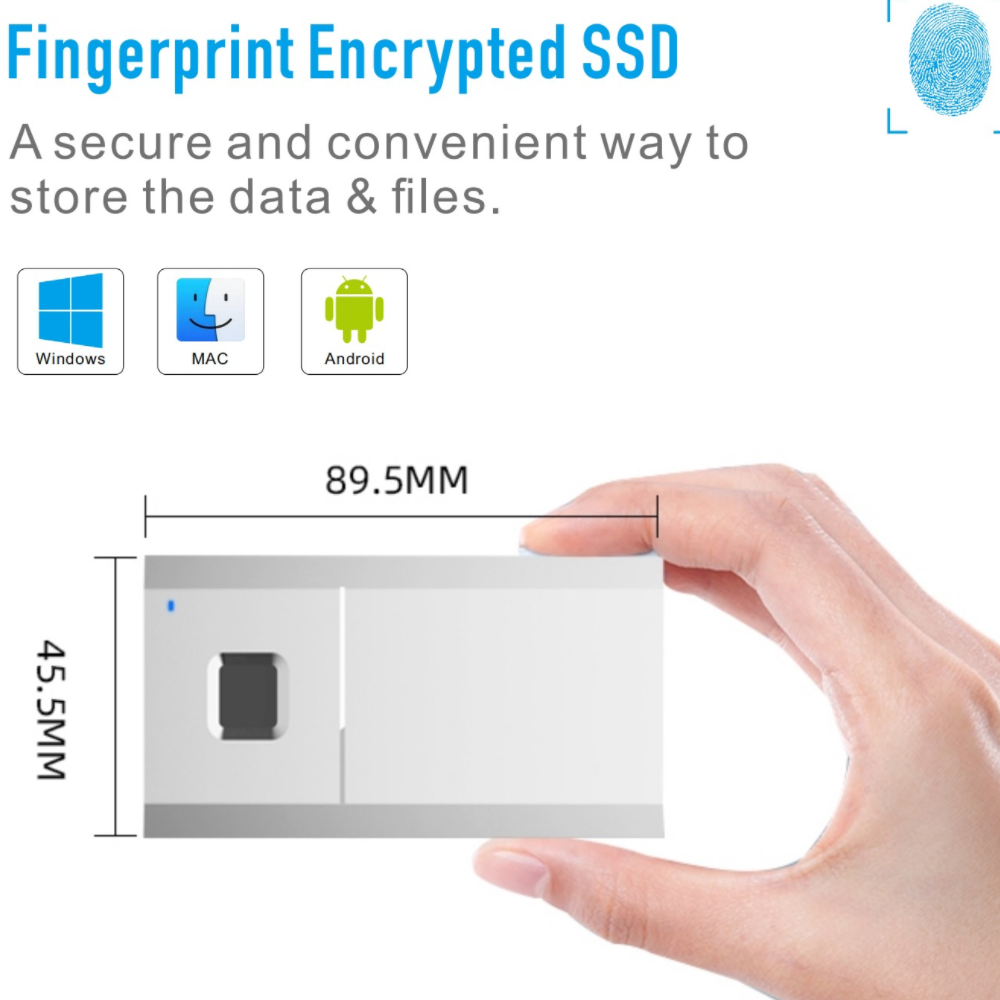Fingerprint Encrypted SSD